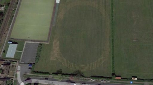 Proposed site of the new sports hall for West Kirby girl's grammar school