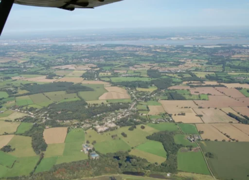 Aerial photo of Wirral